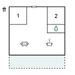 公寓 In With House Sea View 维尔
