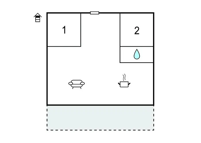 Apartman In With House Sea View Vir